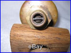 3 Unmarked Brass Oilers Lubricators Breathe Tube Check Ball Hit Miss Gas Engine