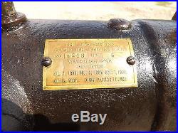 4HP TANK COOLED WATERLOO GASOLINE ENGINE CO Hit and Miss Old Gas Engine