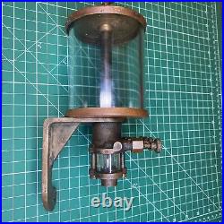 4 Feed Michigan Lubricator Hit Miss Engine Oiler With Mount Bracket Model 54A8