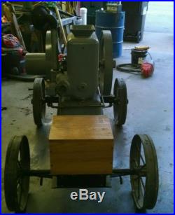 4 HP Kewanee hit miss gas engine nice not running but almost