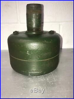 4 H. P. Novo Cast Iron Muffler for Hit Miss Gas Engine Vintage Antique