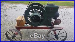 5 Hp Hercules Hit Miss Gas Engine With Cart