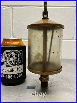 #6 American Injector Co Brass Cylinder Oiler Hit Miss Gas Engine Vintage Antique