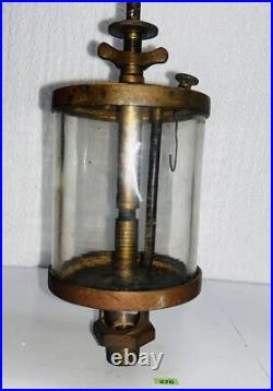 #6 American Injector Co Brass Cylinder Oiler Hit Miss Gas Engine Vintage Antique