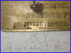 6 HP IHC International Famous Name Tag ID Plate Hit Miss Gas Engine