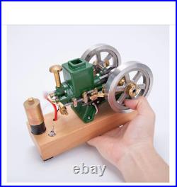 6cc Antique 4 Stroke Gas IC Engine Green Horizontal Stationary Engine PROVEN