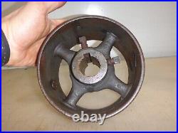 7 x 4-3/8 FLAT BELT PULLEY fits 1-7/16 SHAFT for Old Hit and Miss Gas Engine