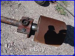 ANTIQUE BUZZ SAW ARBOR 40 With8 PULLEY STATIONARY HIT MISS ENGINE TRACTOR