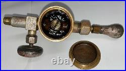 Acheson Brass Oil Cup Pump Handle Oiler Steam Line Hit Miss Engine