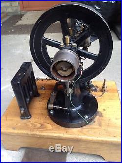 Allman Scale Model Hit Miss Gas gasoline Stationary Engine Running with VIDEO