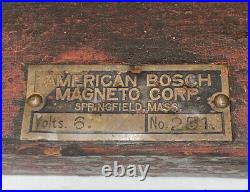 American Bosch 6V MAGNETO CHARGER Auto Motorcycle Hit Miss Gas Engine #251