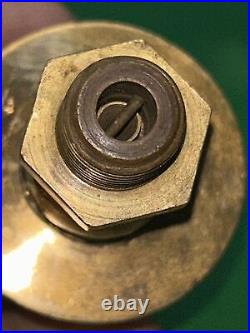 American Injector Embossed Hit Miss Gas Steam Engine Cylinder Oiler W-Check-Vent