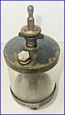 American Lubricator Co No. 5 Cylinder Oiler Old Hit Miss Antique Nickel Plated