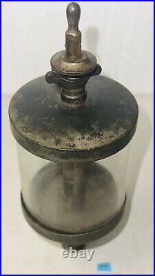 American Lubricator Co No. 5 Cylinder Oiler Old Hit Miss Antique Nickel Plated