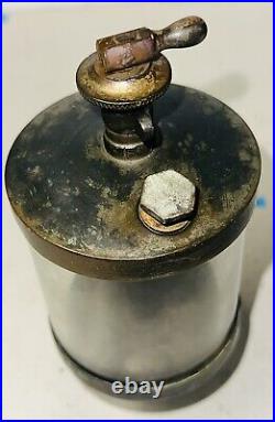 American Lubricator Co No. 5 Cylinder Oiler Old Hit Miss Antique Nickel Plated