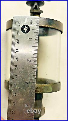 American Lubricator Co No. 5 Cylinder Oiler Old Hit Miss Antique Nickel Plated