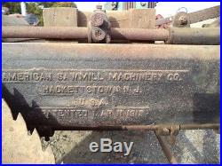 American sawmill machinery company shingle mill hit miss steam gas engine saw