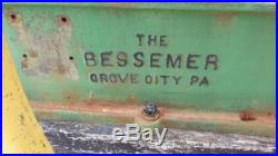 Antique 1899 Bessemer Oil Field 15HP Natural Gas Engine, Hit-Miss, 67 flywheels