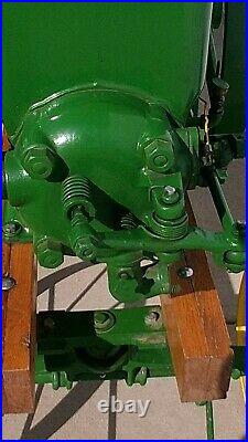 Antique 1928 John Deere 6 hp. Hit and Miss Engine with whistle