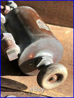 Antique AMERICAN INJ Lubricator Detriot Brass Oiler Hit Miss Steam Engine 1 Qt