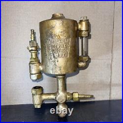 Antique American Detroit 1PT Lubricator 1/2 Hit Miss Steam Engine Parts