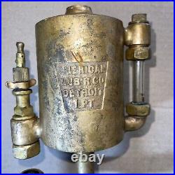 Antique American Detroit 1PT Lubricator 1/2 Hit Miss Steam Engine Parts