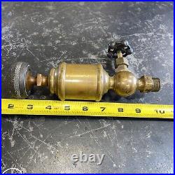 Antique Brass 1/2 NPT Lubricator Lunkenheimer #3 Hit Miss Steam Engine