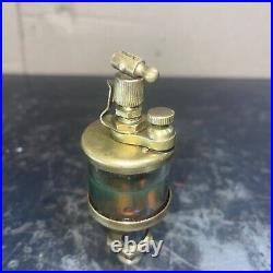 Antique Brass 3/8 IHC Glass Drip Oiler Hit Miss Engine