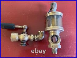 Antique Brass LUNKENHEIMER No. 0 Fig 1298 Sentinel Hit & Miss Engine DRIP OILER