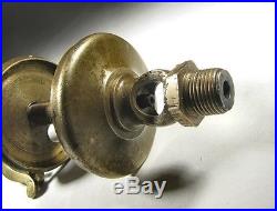 Antique Brass Lunkenheimer Oiler Crown 3 Swing Arm Hit & Miss Engine Steampunk