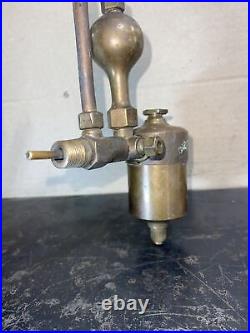 Antique Brass Swift Hydrostatic Lubricator Oiler Hit Miss Steam Engine Parts