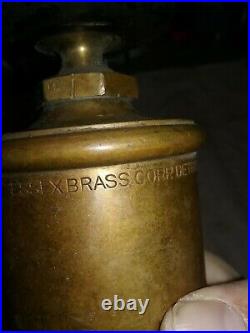 Antique Brass Swift Lubricator Oiler Mid Size Hit Miss Steam Tractor Engine #2