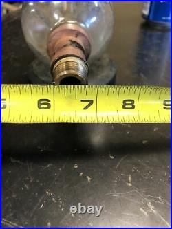 Antique Brass Whine Glass Oiler Hit Miss Steam Engine No Name