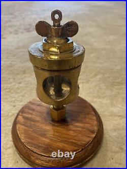Antique Brass never fail Rod drip oiler No3 hit Miss Steam engine