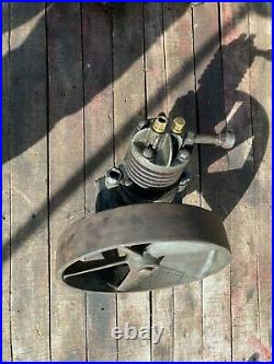 Antique Brunner Air Compressor Flat Belt for Hit Miss Engine Utica New York