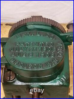 Antique Cast Iron Madison Kipp Mechanical Oiler Hit Miss Steam Engine