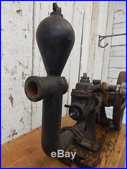 Antique Cast Iron Stationary Engine Driven Water Transfer Pump Vintage Hit Miss