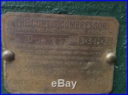 Antique Curtis Air Compressor 4 use with Hit Miss Gas Engine