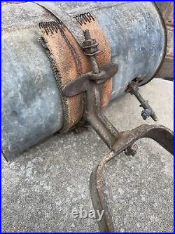 Antique Cushman Gas Tank + Bracket Parts Hit Miss Engine