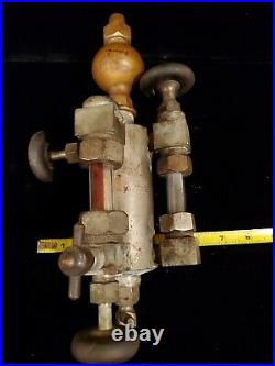 Antique Detroit Steam Engine lubricator oiler hydrostatic oiler hit & miss train