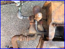 Antique Duro Water Pump Mechanical Industrial Motor Wheel Hit & Miss Engine
