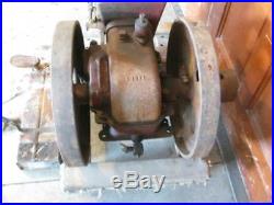 Antique Economy 2 HP Hit & Miss Gas Engine No. TA232623SR for Parts or Restore