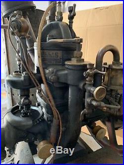 Antique Ellis 3HP Stationary Hit Miss Gas Engine