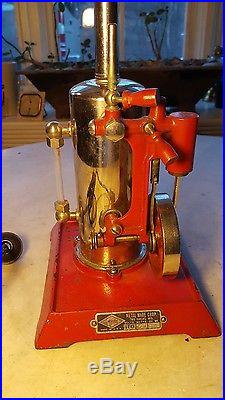 Antique Empire Toy Steam Engine Electric Two Rivers Wisconsin hit miss