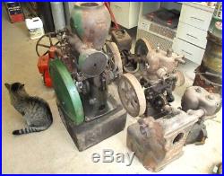 Antique Engine And Parts Lot Hit Miss Gas Steam Tractor Cushman Delaval Monitor