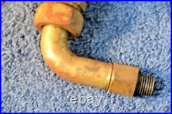 Antique Essex Brass Double Drip Oiler Gas Steam Marine Stationary Hit Miss Engin