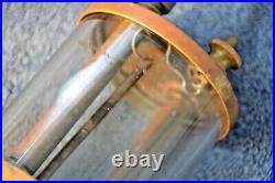 Antique Essex Brass Double Drip Oiler Gas Steam Marine Stationary Hit Miss Engin