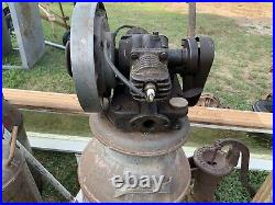 Antique Estate Fresh Maytag 72D Twin Cylinder Hit Miss Engine Kick Start