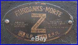 Antique Fairbanks Morse 3 HP Hit & Miss Z Engine/ H Compressor VINTAGE