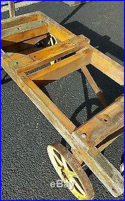 Antique Fairbanks Morse John Deere Hit And Miss Gas Engine Cart Cast Iron Wheels